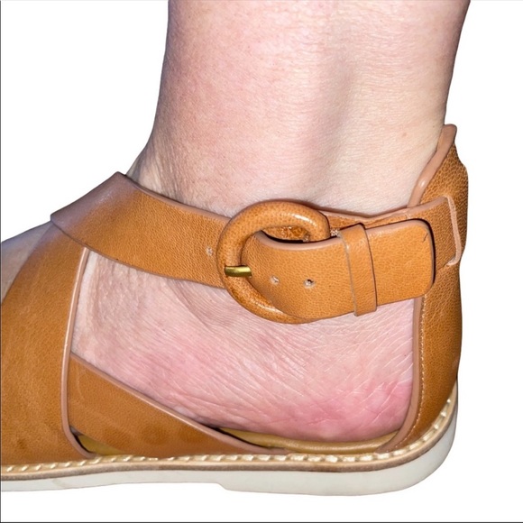 Vince Morris Tan LE Strappy Gladiator Sandals Size 6.5 36.5 - Picture 5 of 16